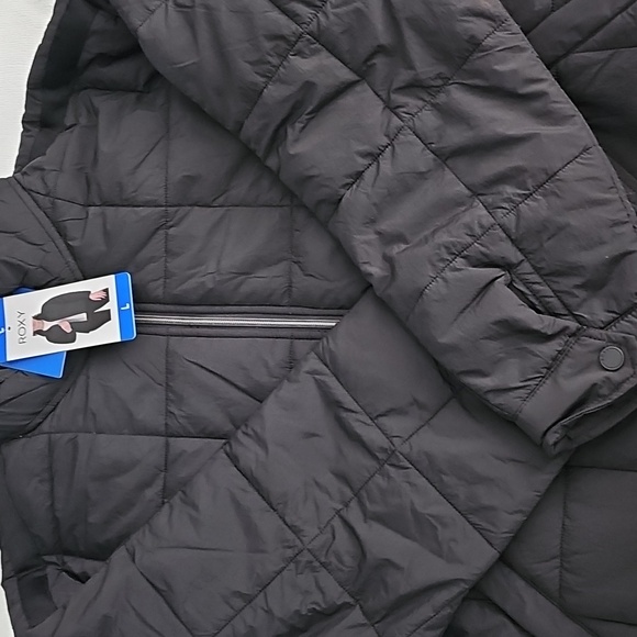 Roxy Women's Black Quilted Puffer Jacket - Picture 2 of 3
